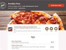 Tablet Screenshot of brooklynpizzarahway.com